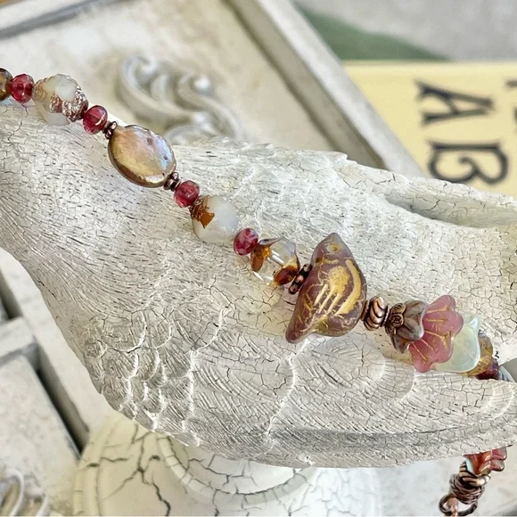 ARTISAN Bracelet “Heather and Wild Roses” - Picture 7 of 11